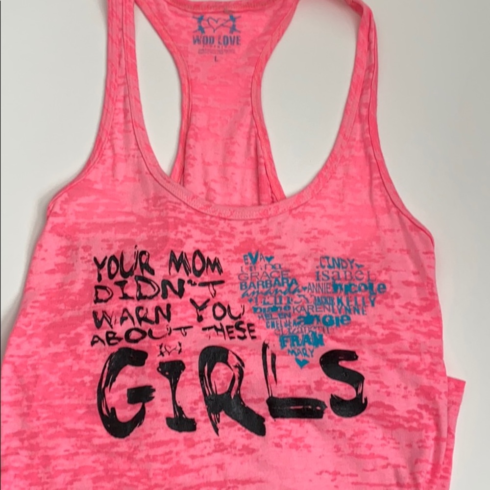 Woman’s CrossFit racer back tee